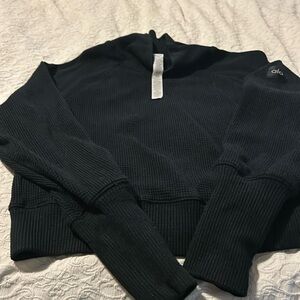 Alo waffle sweater size small